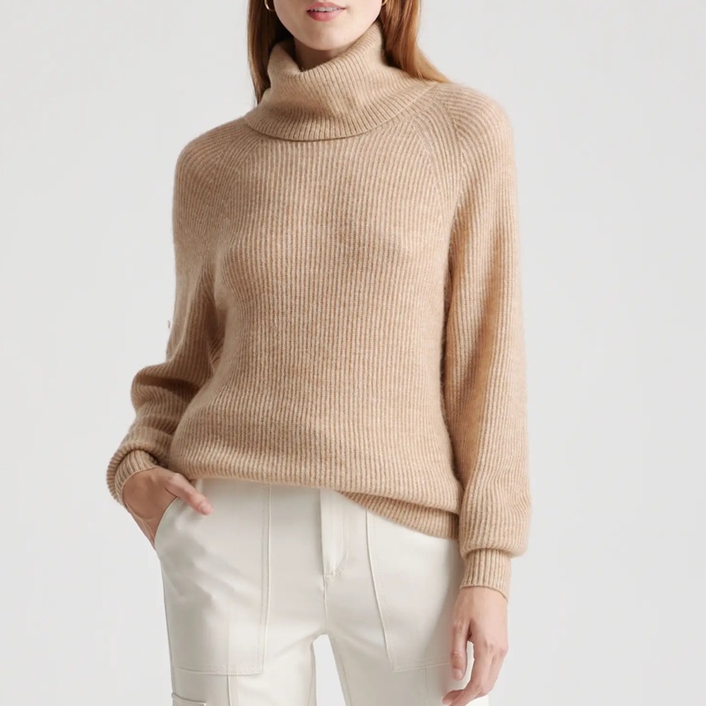 Quince Baby Alpaca-Wool Turtleneck